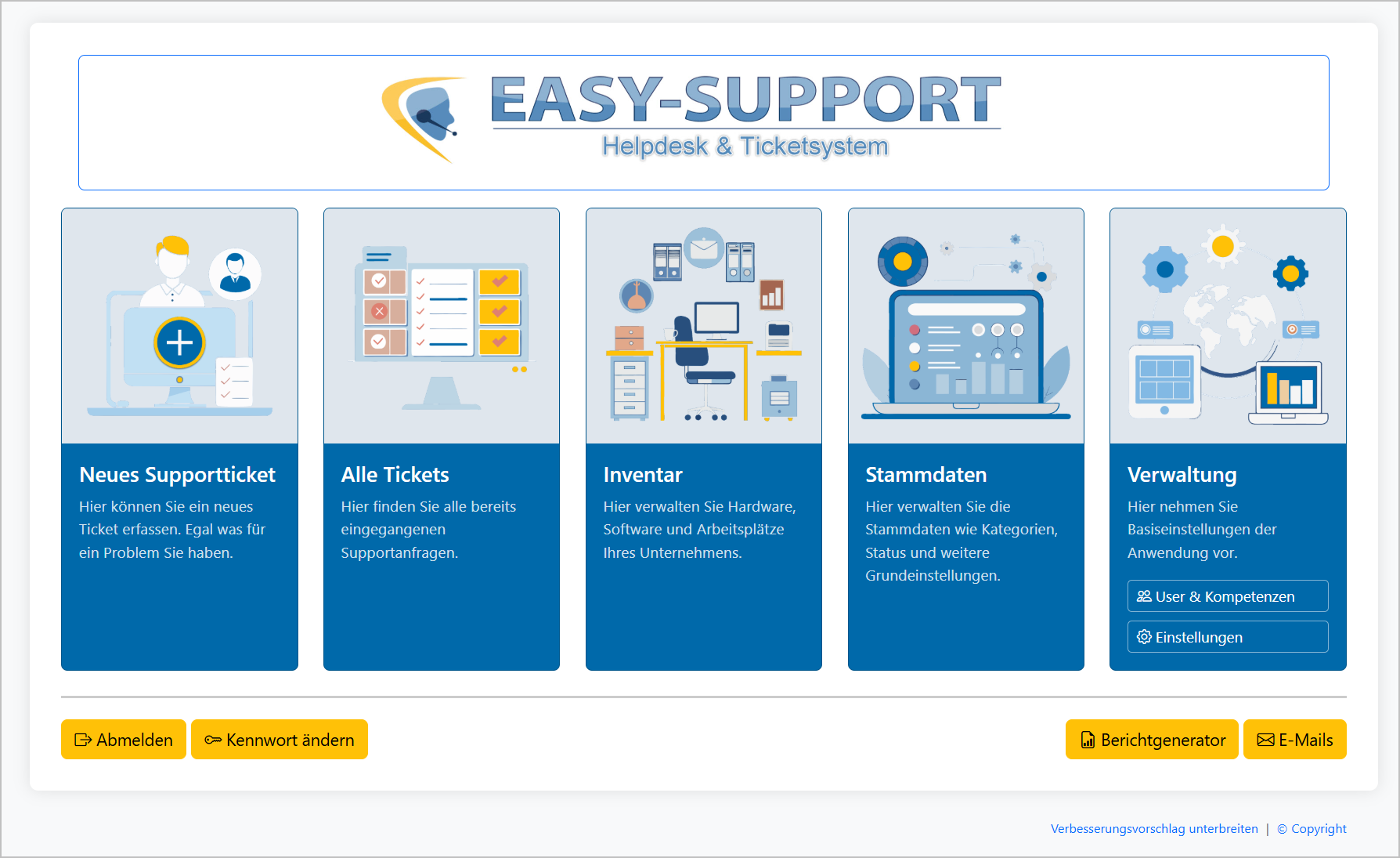 Dashboard Überblick